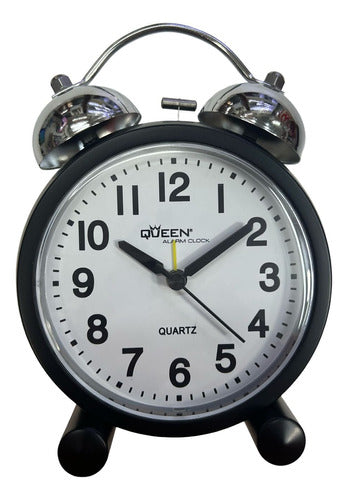 Queen Dual Bell Silent Alarm Clock 3