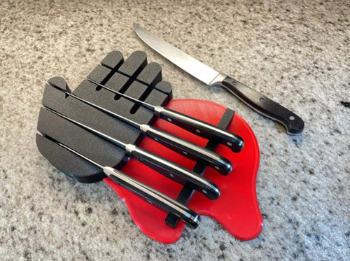 Bloody Hand 3D Knife Holder 1