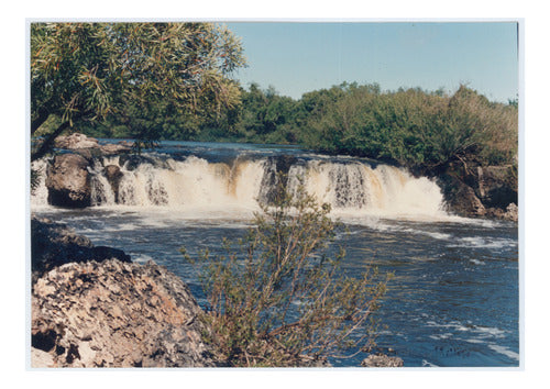 Cascada De Queguay Paysandú - Año 1989 - Lámina 45x30 Cm. 0