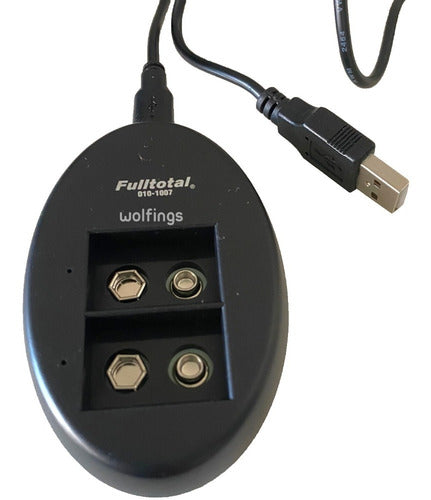 Fulltotal Rechargeable and Lithium 9V Battery Charger - 2 Independent Channels 0