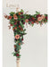 Ling's Moment Artificial Rose Flower Runner Garland 2