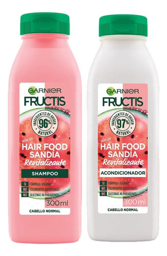 Garnier Fructis Hair Food Watermelon Set Shampoo + Conditioner 300ml 0