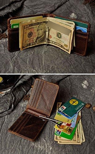 Leaokuu Slim Wallet with Money Clip and Front Pocket 6