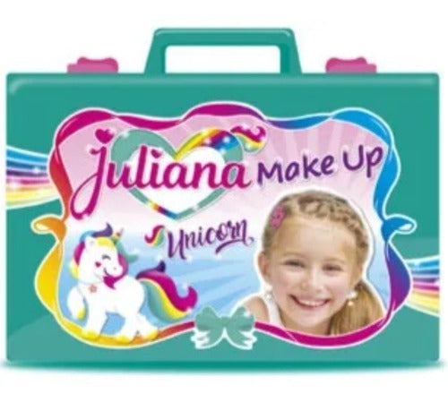 Juliana Unicorn Make Up Suitcase Green New Model Sryj 0