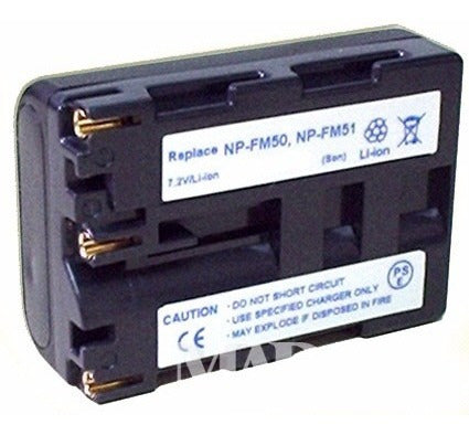 Charger + Battery for Sony NP-FM50 HC1 DSC-R1 TRV-140 TRV308 2