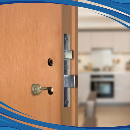 Lock for Door Plate 501 Bronze Nut Narrow Face 1