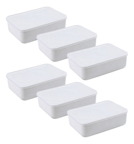 Circuit 6 Organizing Plastic Boxes with Lids, 4L Each 0