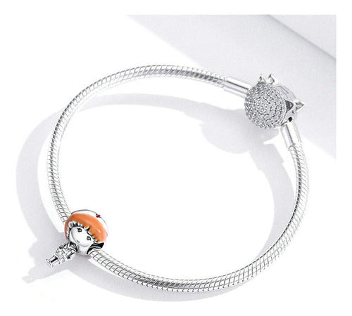 Lamoony Enfermera Charm 925 Sterling Silver Girl Charm Doctor 4