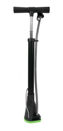 Lightweight Bicycle Floor Pump with Hose - Gymtonic 0