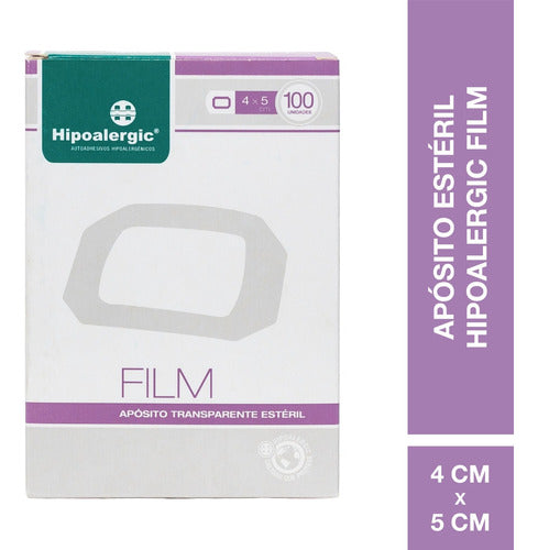 Hipoalergic Transparent Film Dressing 4x5cm X Unit 1