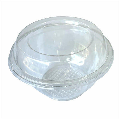 Bowl Descartable Para Ensaladas - Pet 1300 Ml X 100 Unid. 0