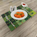 Ambesonne Irish Tablecloth Set of 4 Patchwork Style 1