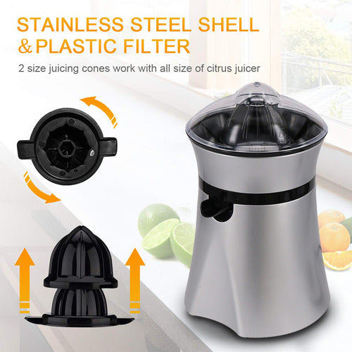 Nex Citrus Juicer Electric for Orange Juice - Silver 1