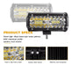Rectangular 120W 12/24V XLine C2-120W Premium 40 LED Floodlight 1