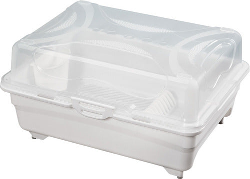 Rimax Giant Dish Drying Rack with Lid 2