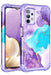 Funda Para Samsung Galaxy A13 - Marmol Violeta/celeste 0