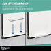 Pizarra Blanca 70x100 Borde Metal Pack X 3 Unidades 4