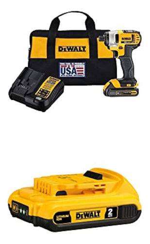 Kit De Controlador De Impacto Dewalt 20v Max, 1/4 De Pulgada 0