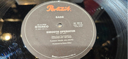 Sade Smooth Operator Vinilo Maxi Promo Usa 3 Mix 1985 Clics 1