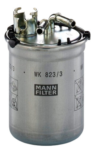 Filtro Combustible Mann Wk823/3x Vw Fox Suran 0