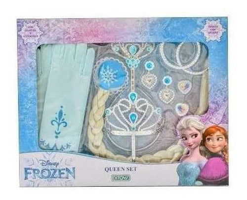 Frozen Set Queen Ditoys Corona Trenza,guante 0