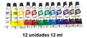 TIO POCHO ARTE Set De Oleos Kit X12 Pomos 12ml 12colores 2