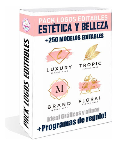 Pack Vectores +250 Marcas Belleza Logos Editables #v323 0