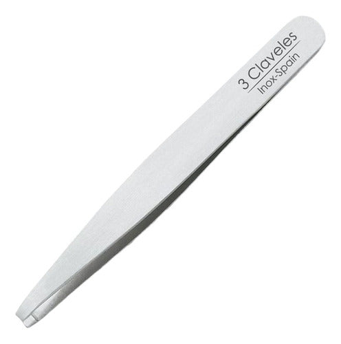 3 Claveles Professional Straight Tweezers 12260 10 Cm 0