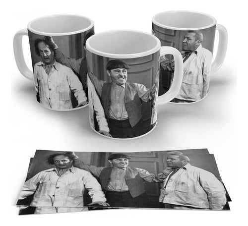 Agarralo® Sublimated Plastic Mug Los Tres Chiflados #554 0