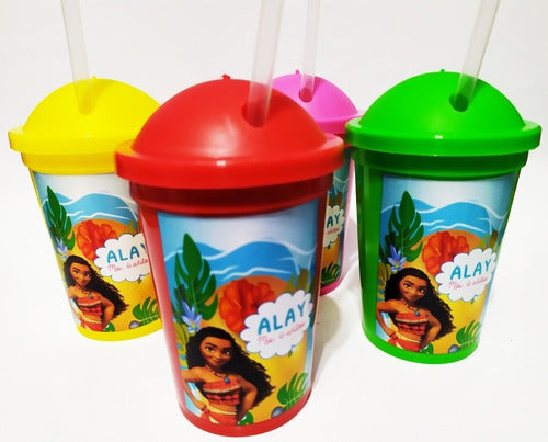 Personalized Plastic Cups - Moana (20 Pcs) 0