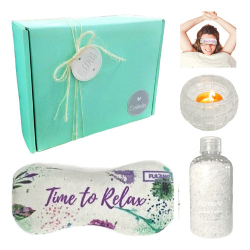 Relaxation Gift Box Set with Jasmine Aroma - Perfect Christmas Gift - Regalo Navidad Set Relax Gift Box Jazmín Kit Aroma Spa N48