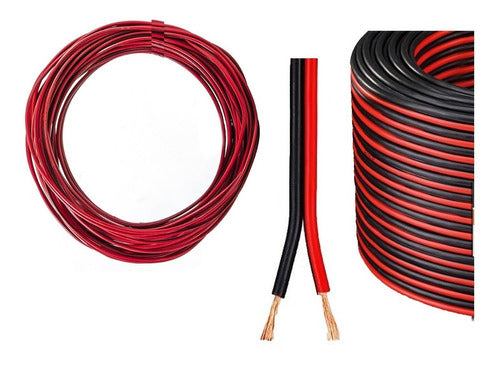 Red and Black Polarized Cable 2 x 0.50mm x 40m Roll 4