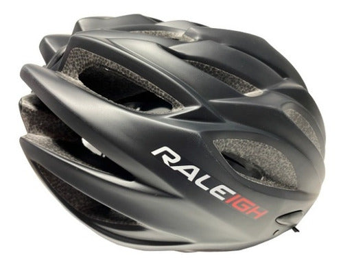 Raleigh Bicycle Helmet C-vicera-Black-Works!!! 1