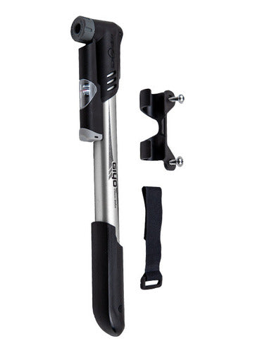 Giyo Inflatable Bike Pump with Smart Valve Double Action Aluminum 0