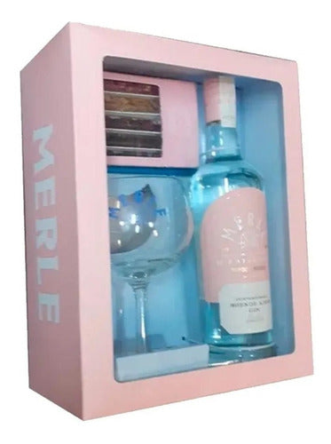 Gin Merle Gift Box Gin+ Sorbet + Gin Tonic Glass + 5 Botanicals 0
