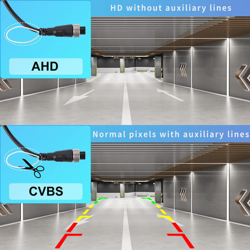 Hodozzy Backup Camera AHD and CVBS 4-Pin Cable + RCA Connector 1