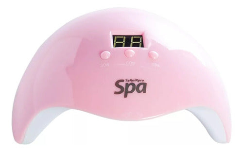 Teknikpro Mini Cabina Lamp 36W Uñas Profesional Rosa Local 0