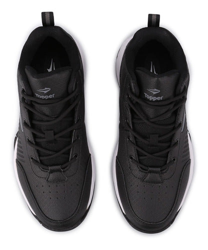Topper Candun CS Black and White Sneakers | Dexter 3