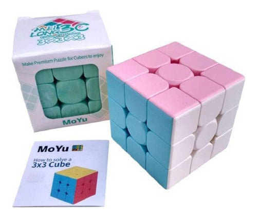 MoYu Cubo Magico Moyu Meilong 3 X 3 Color Macaron Pastel Shp 1