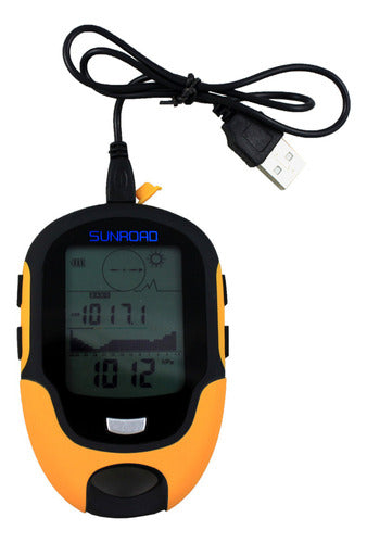 Altímetro Multifuncional Sunroad Compass Fr500 Weather 1