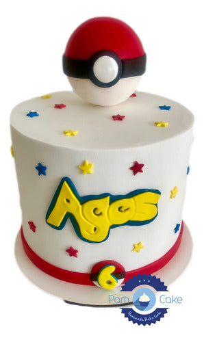 Pamcakehouse Torta Pokemon Pokebola Artesanal 0