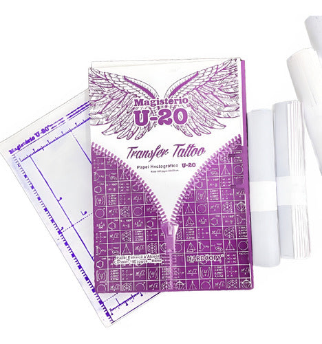 Papel Hectográfico Magisterio Tattoo U-20, Pack 5 Unidades. 0