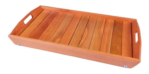 Armonía Breakfast Tray Wooden Rectangular 52cm 6