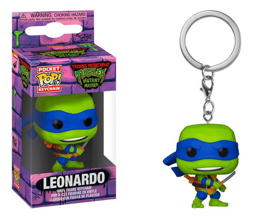 Funko Llavero Pop - Ninja Turtles Leonardo - Darkside Bros 0