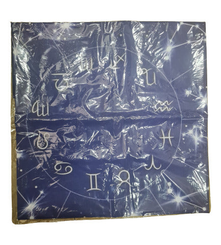 Tarot Cloth (Astrological Wheel) + Bag for Cards 5
