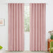 Deconovo - Curtains with Light Blocking, Back Tab and Pocket for Sliding Glass Door, 95 Inches Long, 2 Panels 1