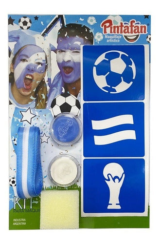 Argentinian World Cup Face Painting Kit 0