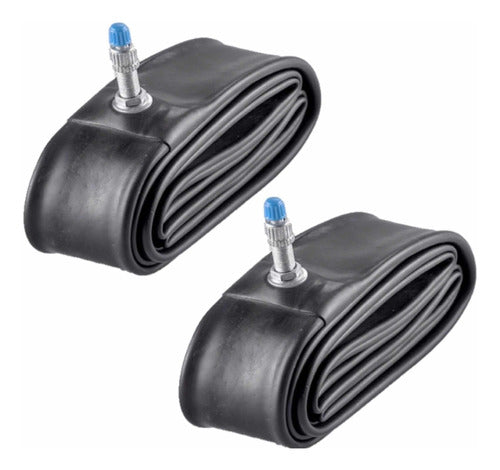 Max Pack of 2 Bicycle Tubes 12'' Dunlop Valve Gomin 0