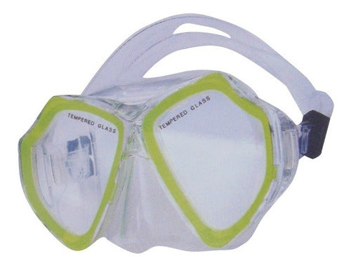 Ricky Snorkeling Mask Silicone and Tempered Glass 0