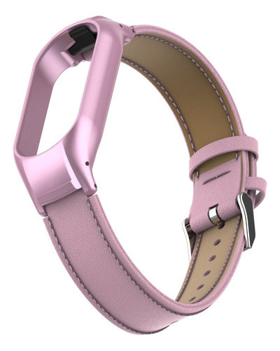 Faux Leather - Metal Mesh for Xiaomi Smart Band 7 54